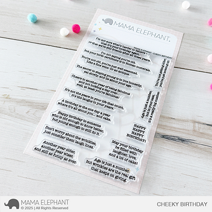 Mama Elephant - Cheeky Birthday