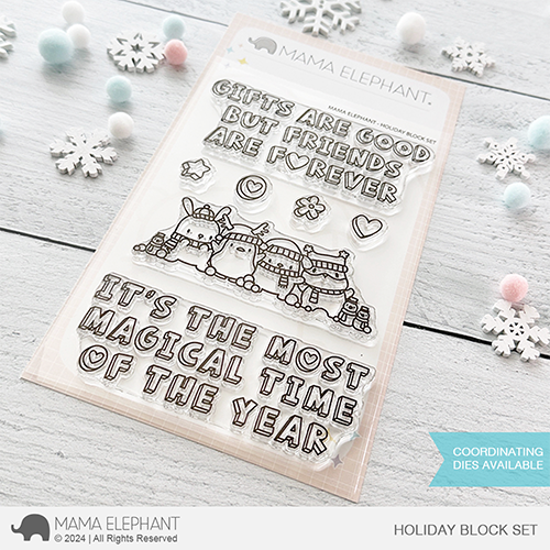 Mama Elephant - Holiday Block Set