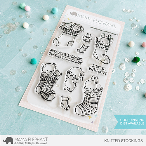 Mama Elephant - Knitted Stockings
