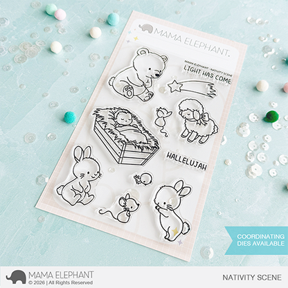 Mama Elephant - Nativity Scene