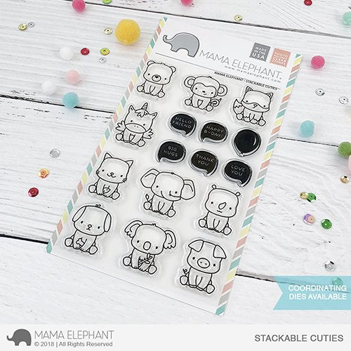 SET DEAL: Mama Elephant - Stackable Cuties