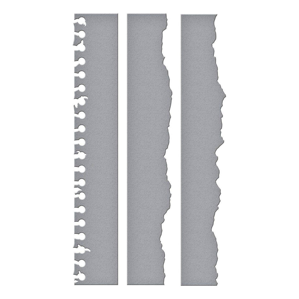 Spellbinders - Take Note Etched Dies Torn Paper Edges