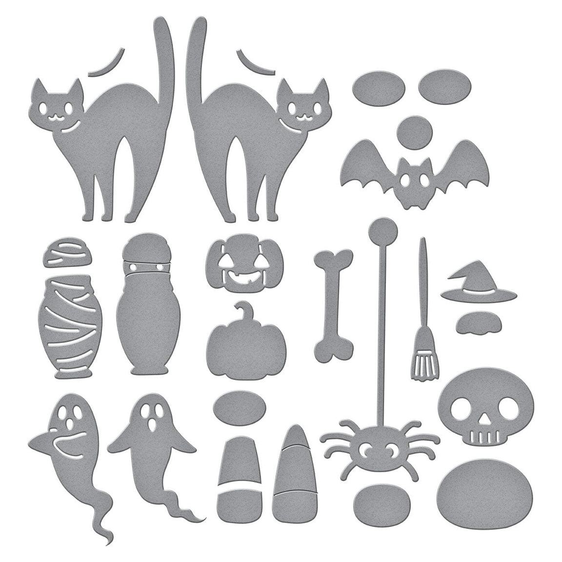 Spellbinders - Cuckoo Cottage Etched Dies Halloween Tick Tock