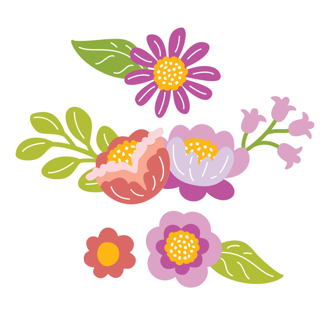 Spellbinders - Petal Fresh Etched Dies