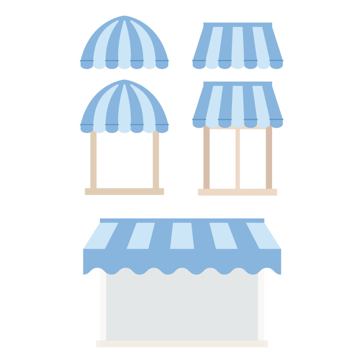 Spellbinders - Everyday Awnings Etched Dies