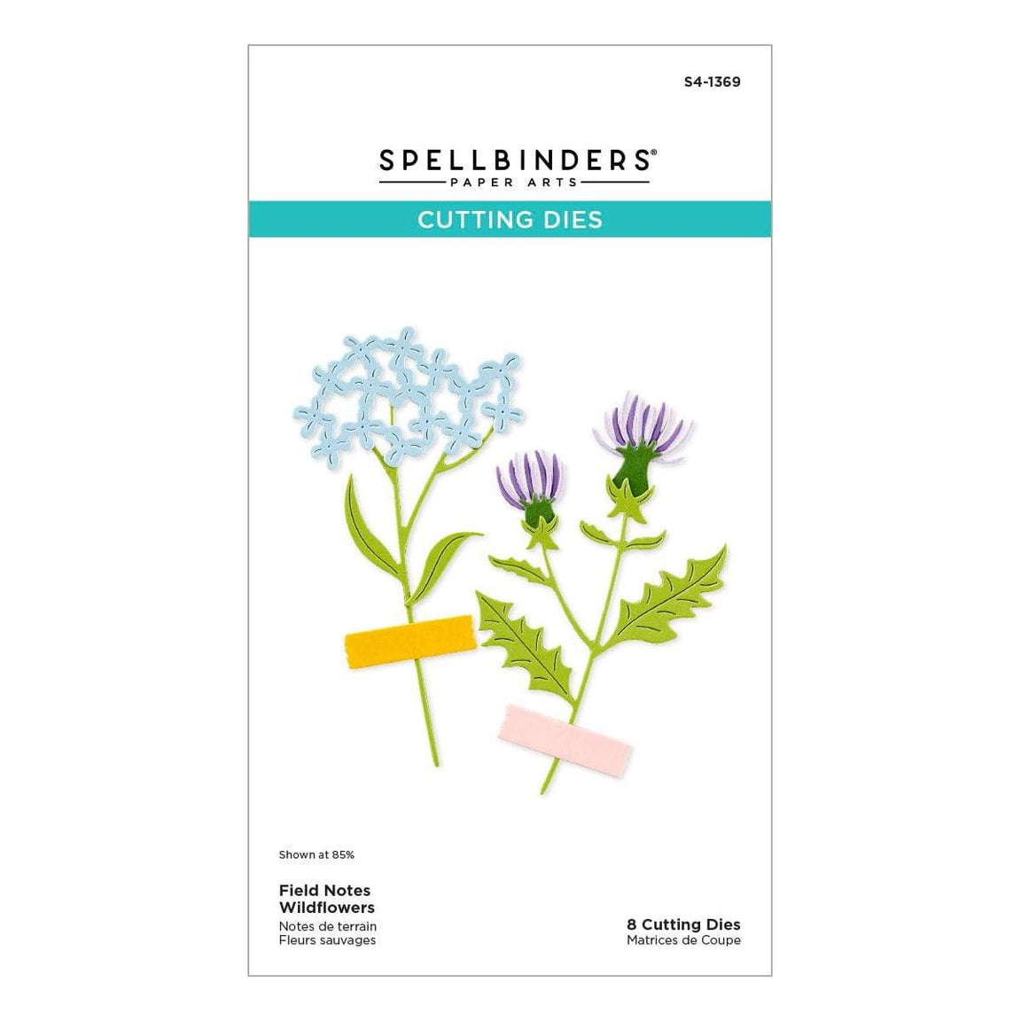 Spellbinders - Field Notes Wildflowers Etched Dies