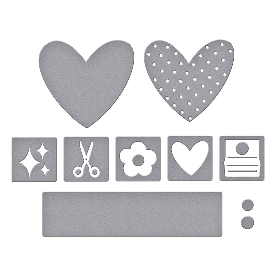 Spellbinders - Crafty Babe with Simple Stories Etched Dies Labels & Icons