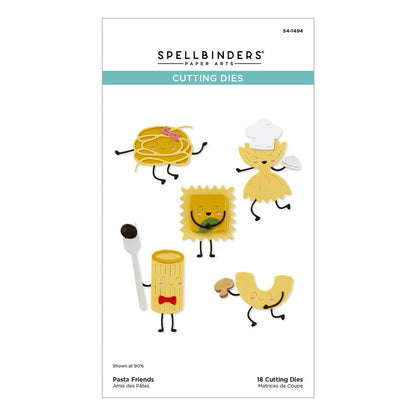 Spellbinders - Pasta Friends Etched Dies