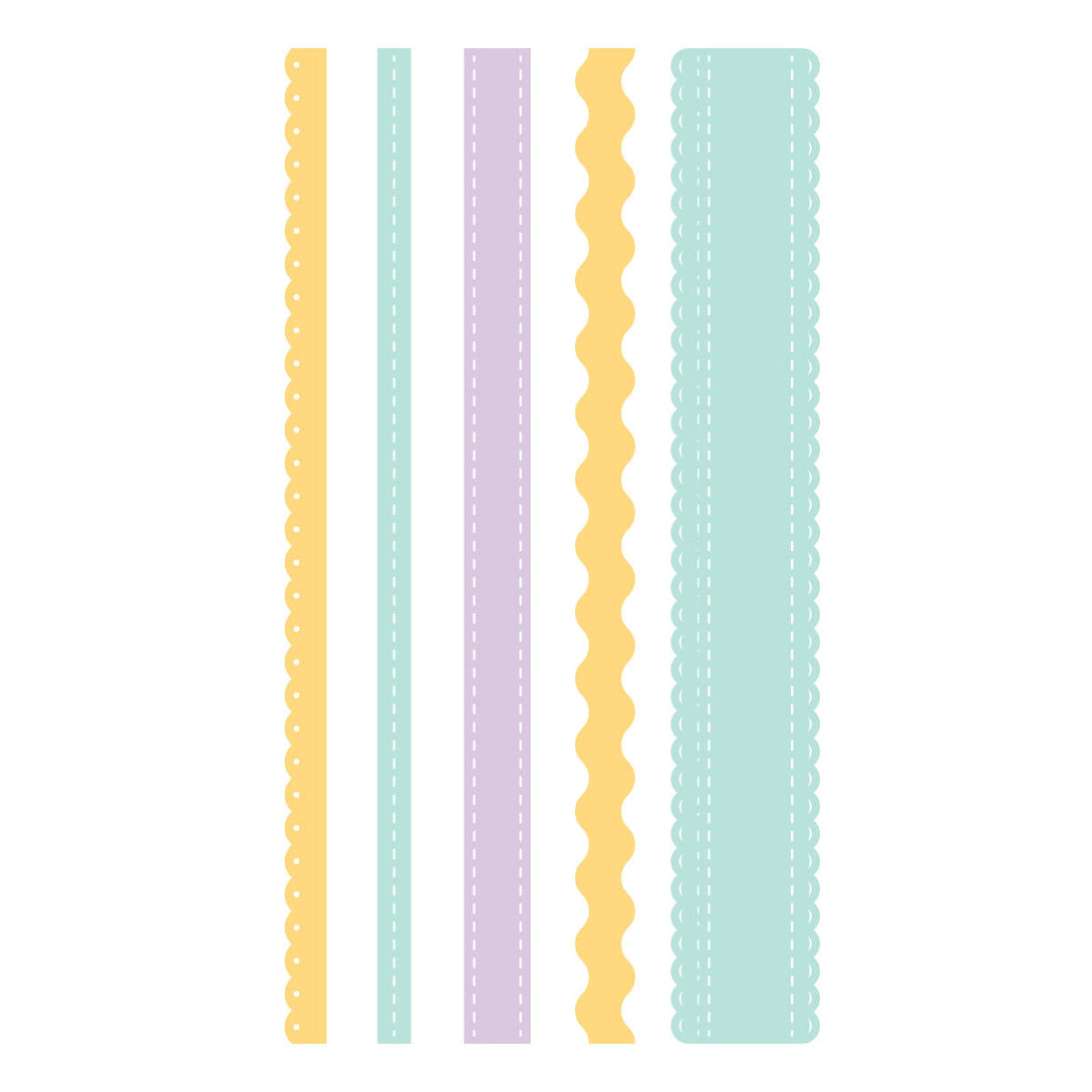 Spellbinders - Classic Pooh Baby Etched Dies Ribbon & Trim