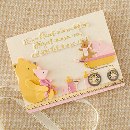 Spellbinders - Classic Pooh Baby Etched Dies Baby Accessories