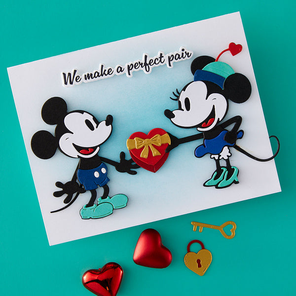 Spellbinders - Classic Mouse Love Etched Dies Add-On