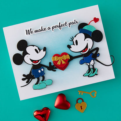 Spellbinders - Classic Mouse Love Etched Dies Add-On