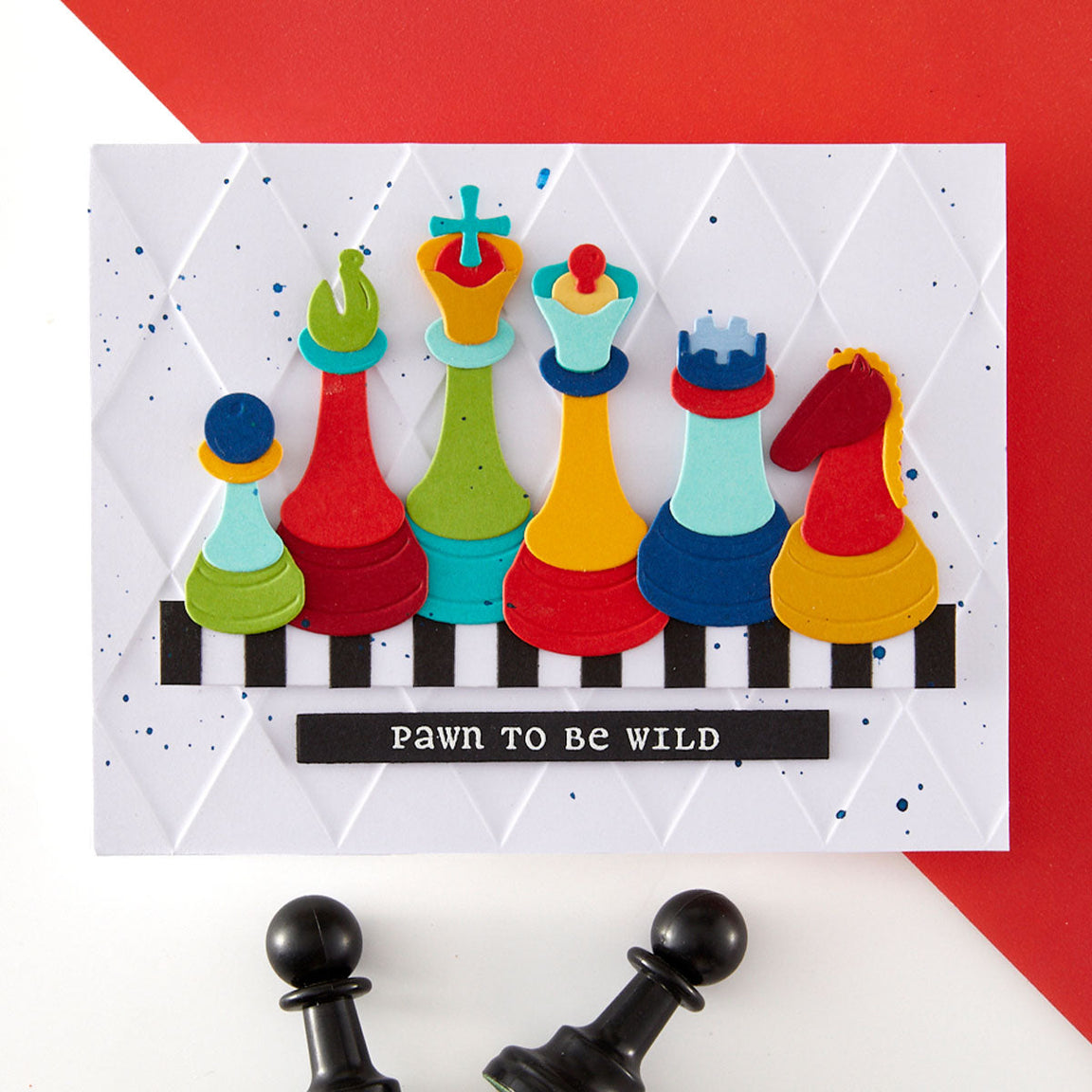 Spellbinders - Harlequin 3D Embossing Folder