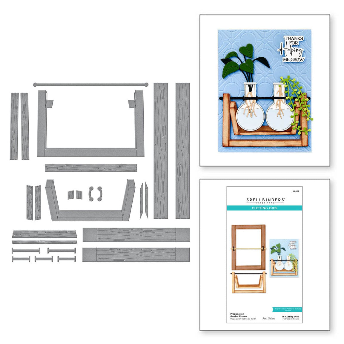Spellbinders - Propagation Garden Frames Etched Dies