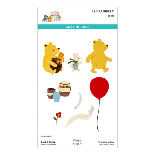 Spellbinders - Pooh & Piglet Etched Dies