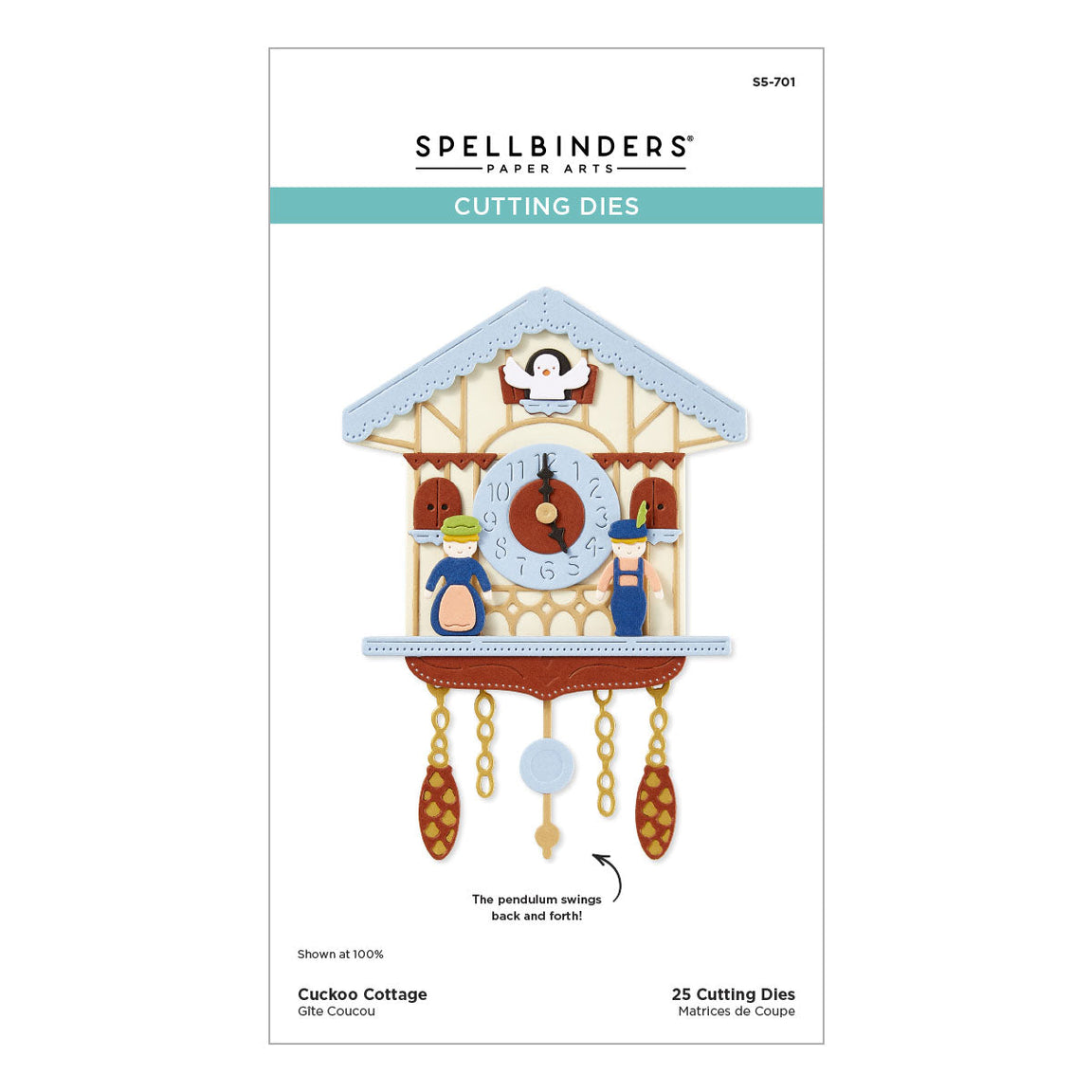 Spellbinders - Cuckoo Cottage Etched Dies Cuckoo Cottage