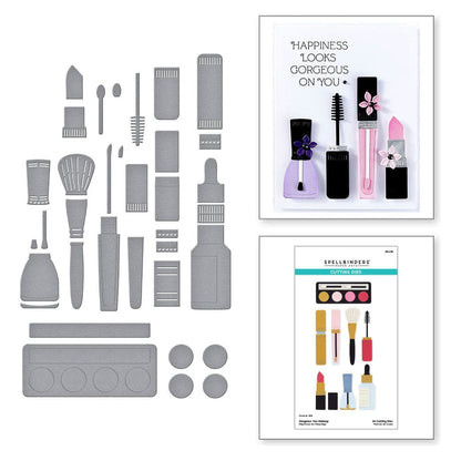 Spellbinders - Gorgeous You Makeup Etched Dies