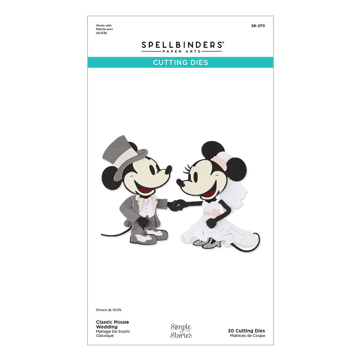 Spellbinders - Classic Mouse Wedding Die Bundle