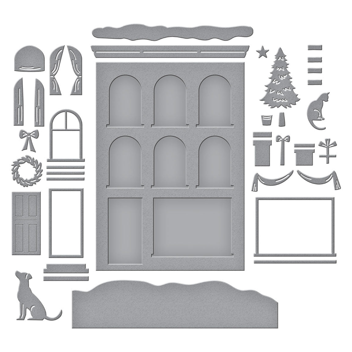 Spellbinders - City Holiday Etched Dies City Holiday