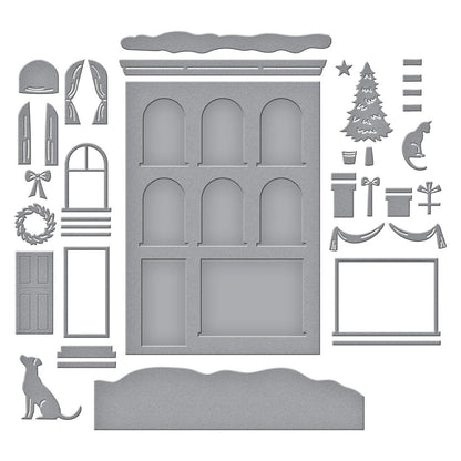 Spellbinders - City Holiday Etched Dies City Holiday