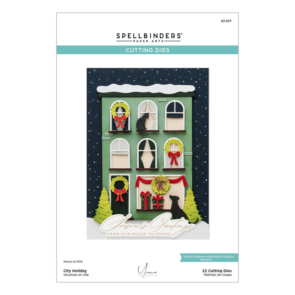 Spellbinders - City Holiday Etched Dies City Holiday