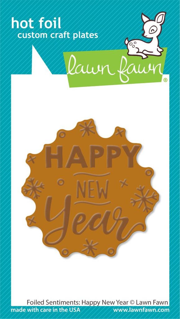 Lawn Fawn - Foiled Sentiments: Happy New Year