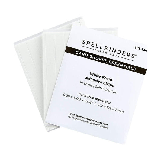Spellbinders - White Foam Adhesive Strips (2mm)