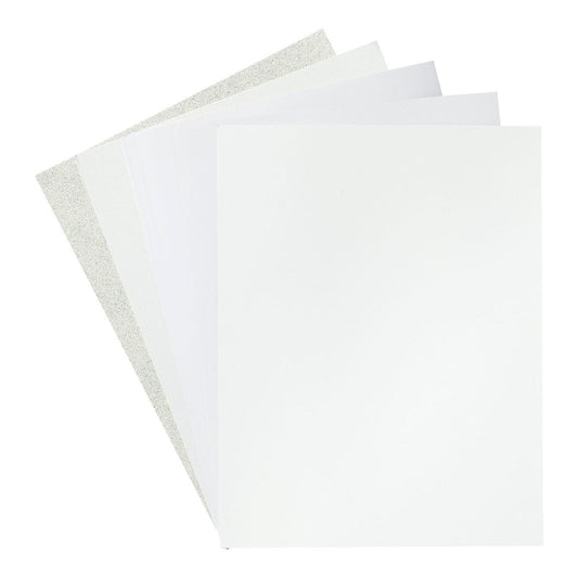 Spellbinders - Treasured Cardstock Antique White Assorted 8.5" x 11" (15 sheets)