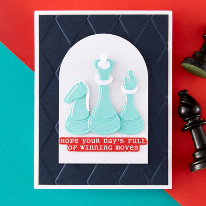 Spellbinders - Harlequin 3D Embossing Folder