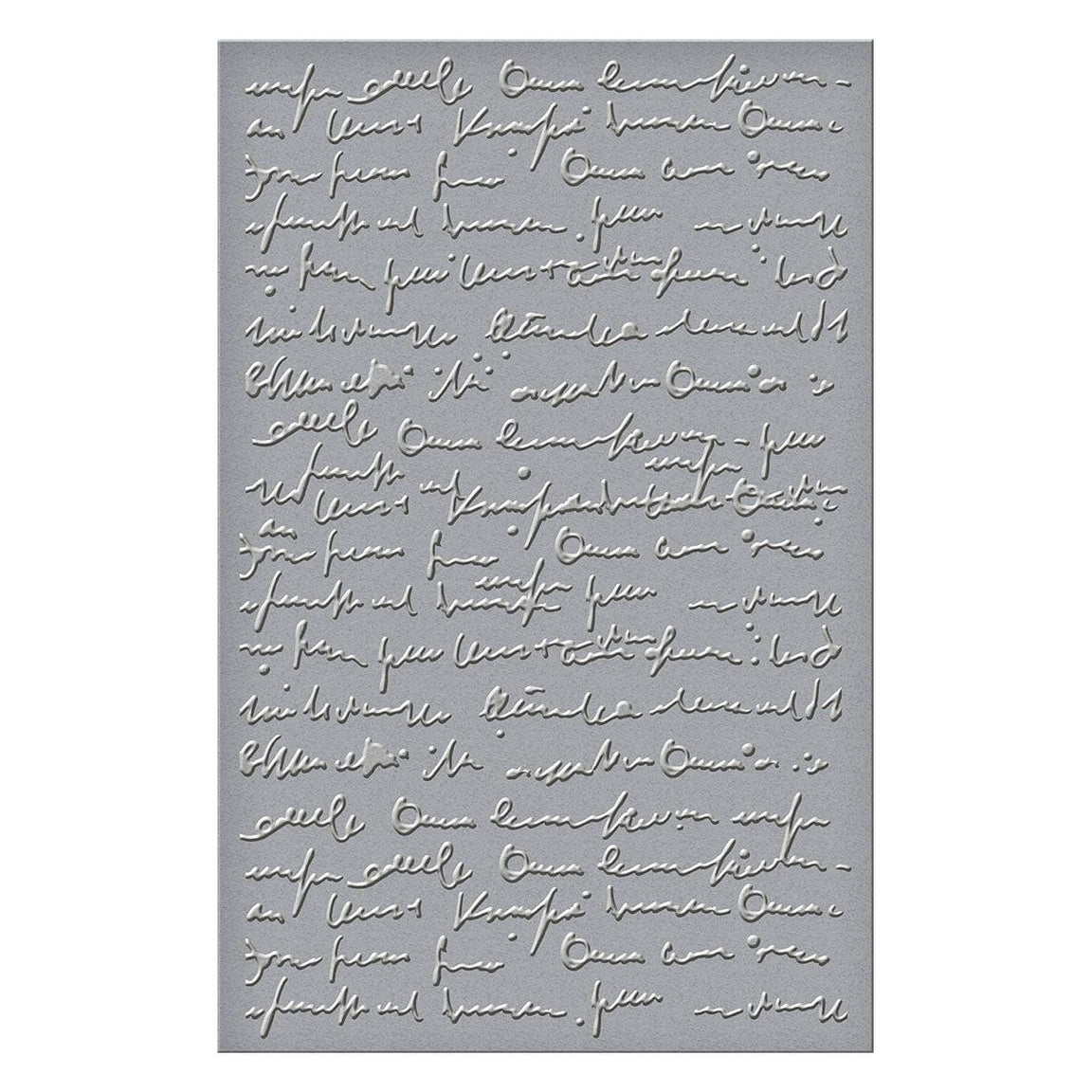 Spellbinders - Scribbled Letter Embossing Folder