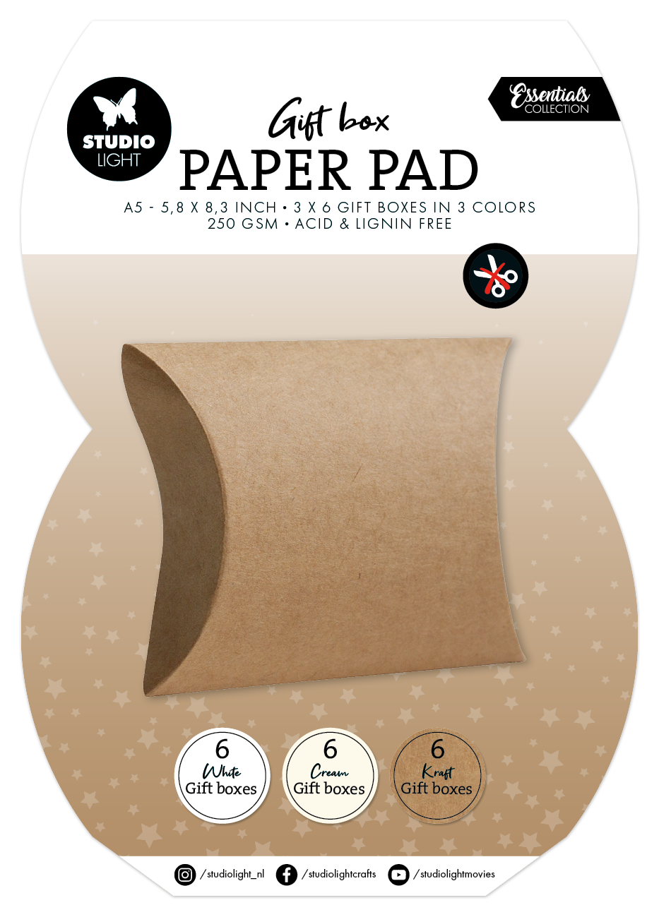 Studio Light - Pillow Box Paper Pad