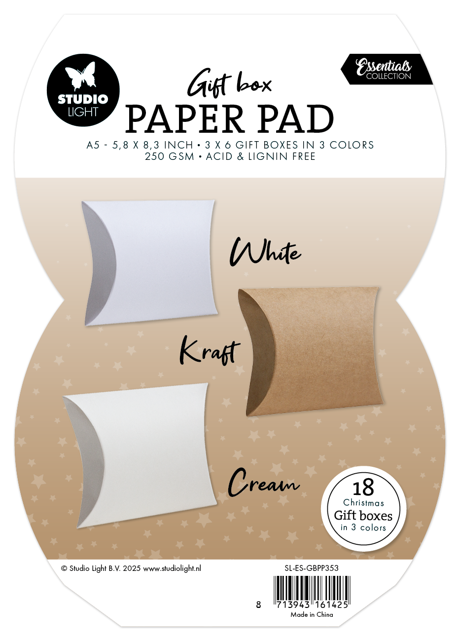 Studio Light - Pillow Box Paper Pad