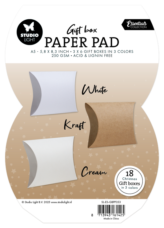 Studio Light - Pillow Box Paper Pad