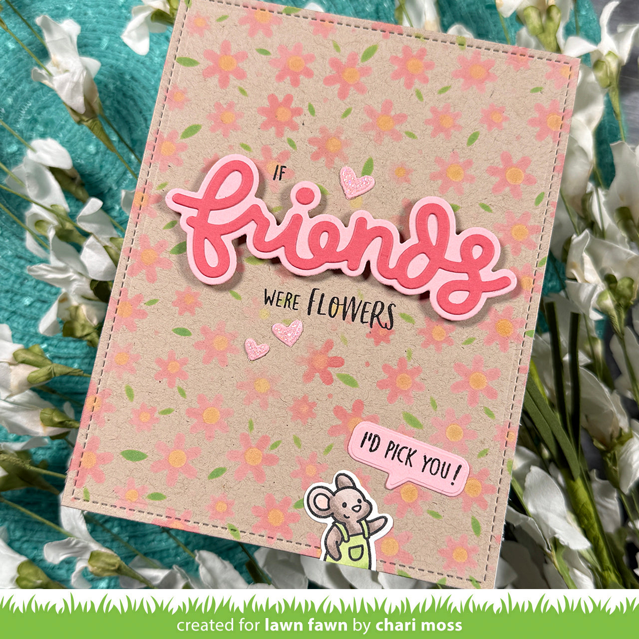 Lawn Fawn - Spring Flowers Stencils (3pcs)