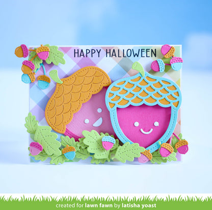 Lawn Fawn - Stitched Acorn Frame