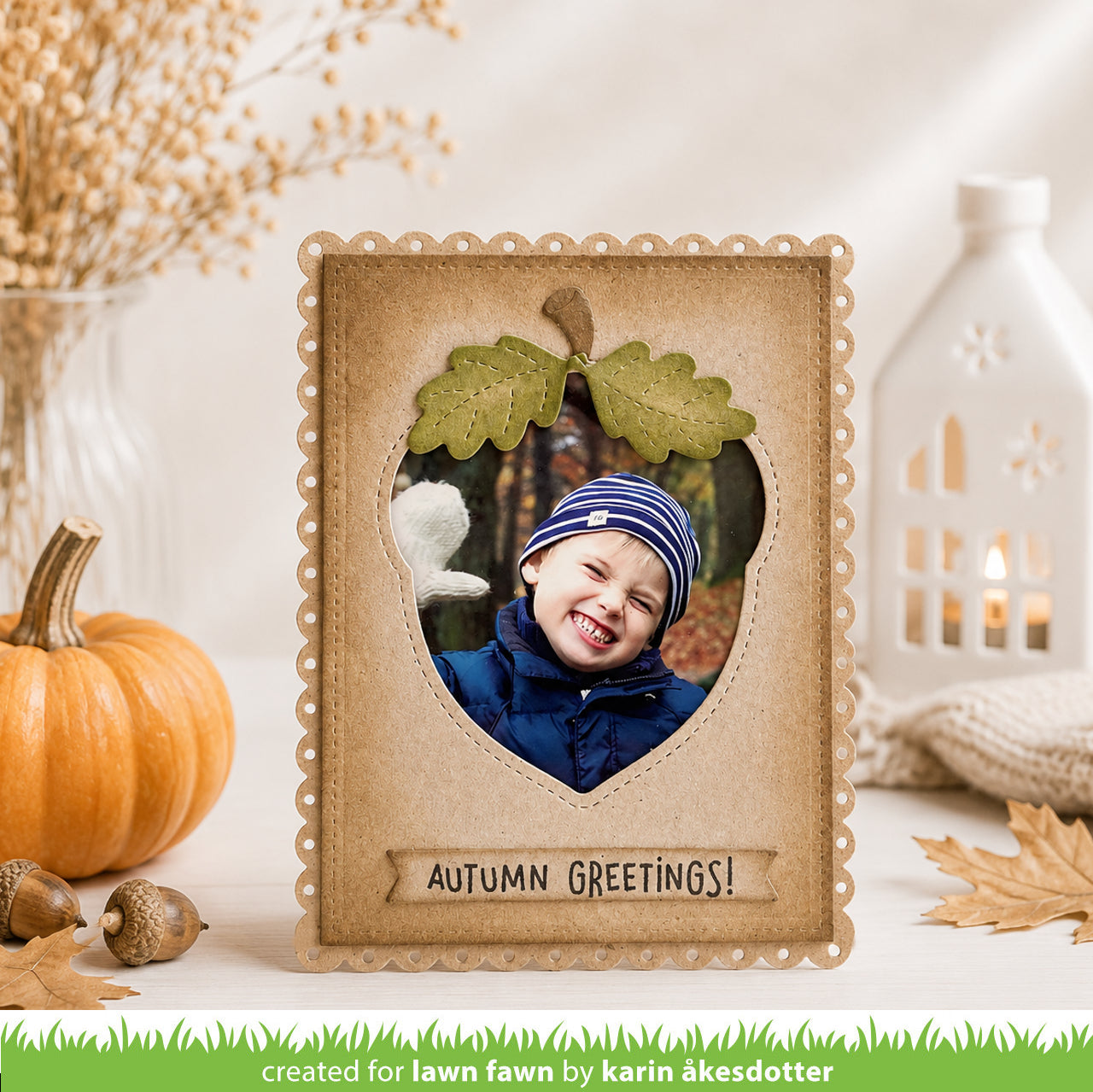 Lawn Fawn - Outside In Stitched Acorn