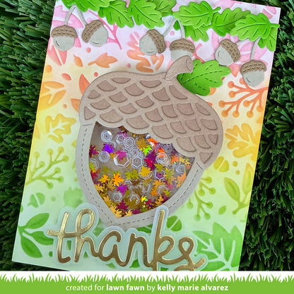 Lawn Fawn - Stitched Acorn Frame