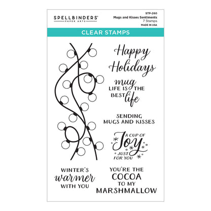 Spellbinders - Mugs and Kisses Sentiments