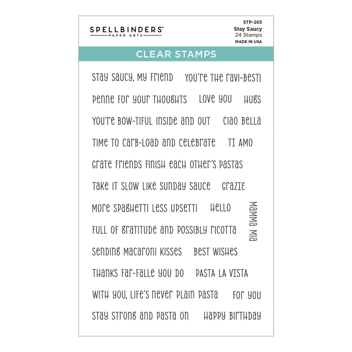 Spellbinders - Stay Saucy