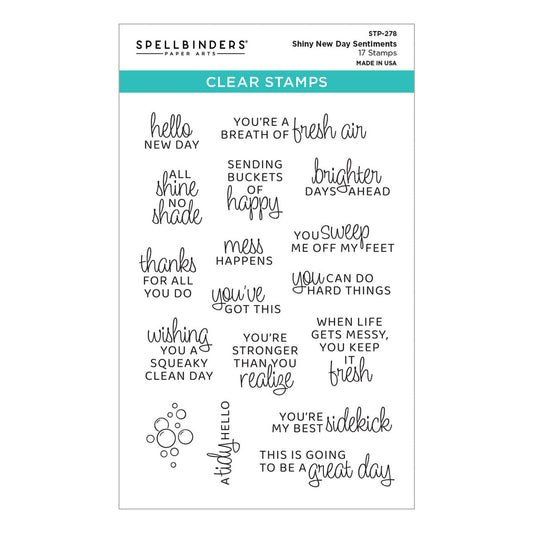 Spellbinders - Shiny New Day Sentiments