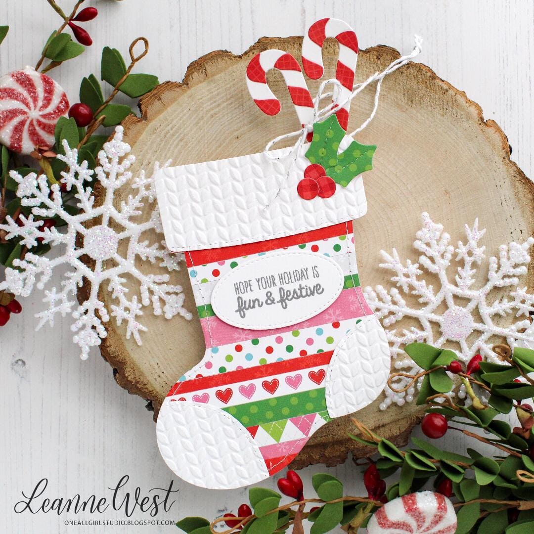 Sunny Studio - Cable Knit Embossing Folder
