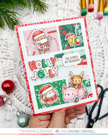 Mama Elephant - Five Window Frame - Creative Cuts