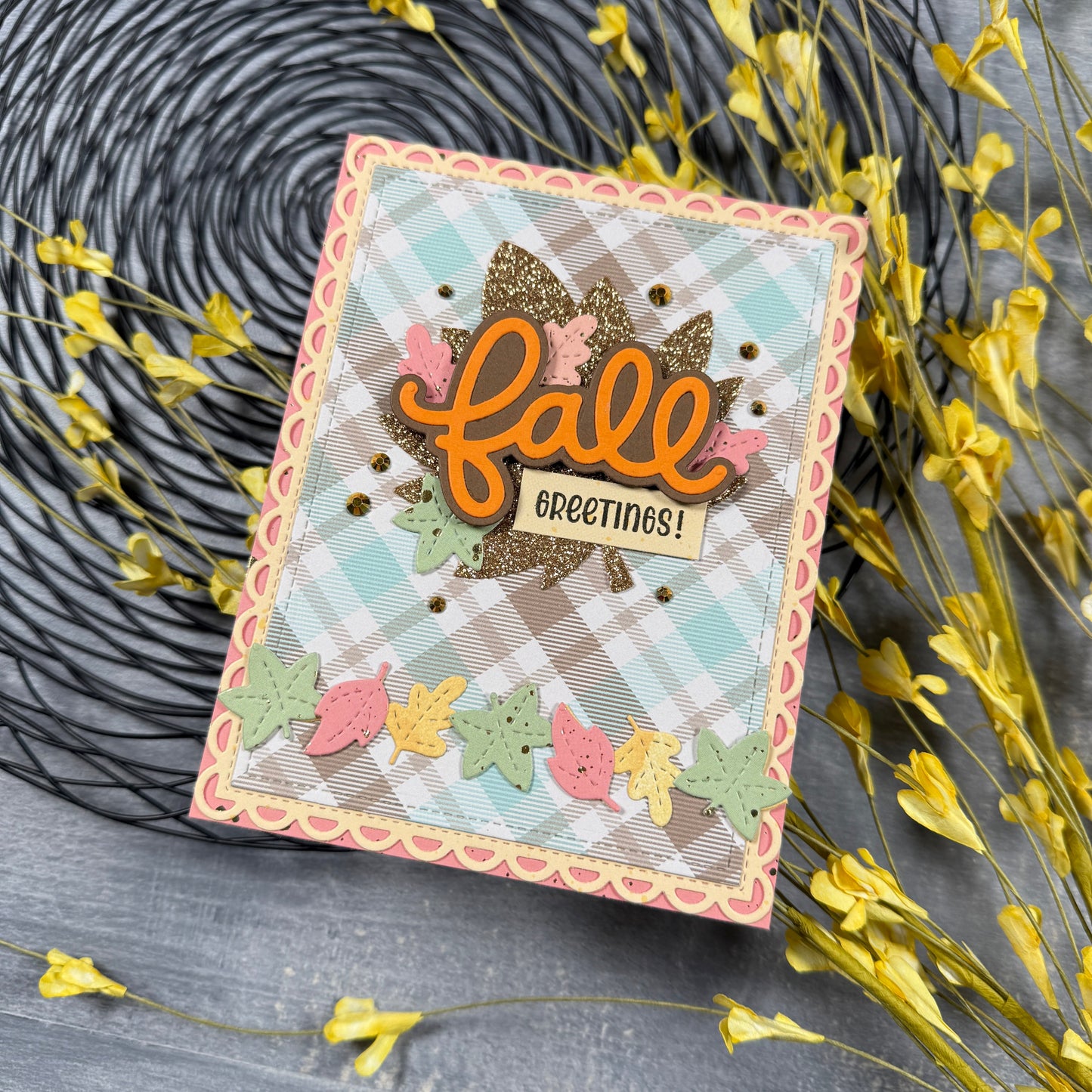 Lawn Fawn - Scripty Fall Outline Add-On