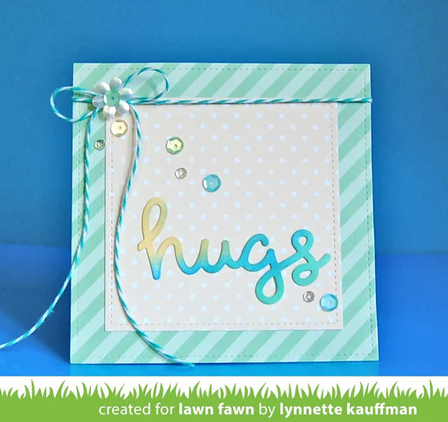 Lawn Fawn - Scripty Hugs