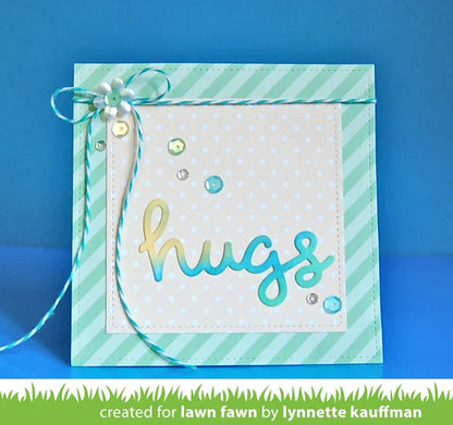 Lawn Fawn - Scripty Hugs