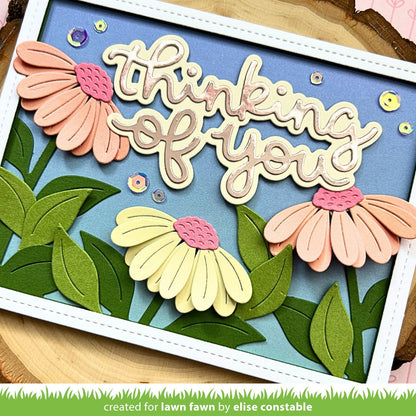 Lawn Fawn - Scripty Thinking Of You Outline Add-On