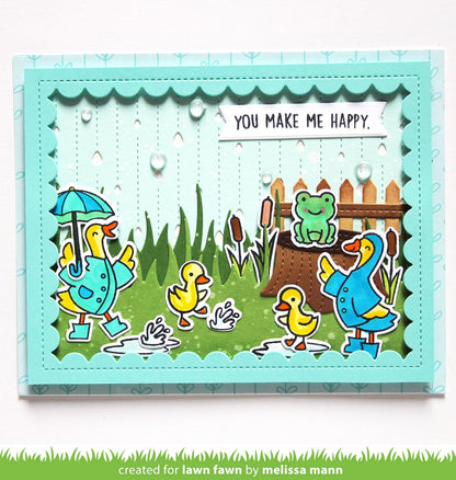 Lawn Fawn - Silly Goose, Rain Or Shine!