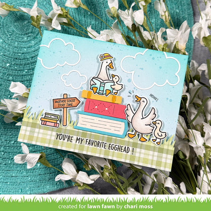 Lawn Fawn - Silly Goose! Sentiment Add-On