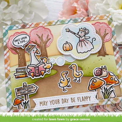 Lawn Fawn - Silly Goose! Sentiment Add-On