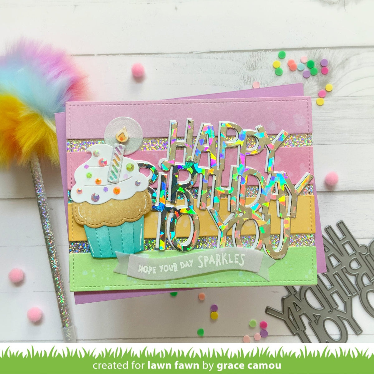 Lawn Fawn - Giant Happy Birthday To You